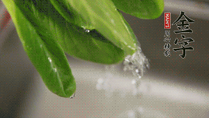 燒一鍋開水，滴一點油，水開后汆燙青菜至斷生即可。